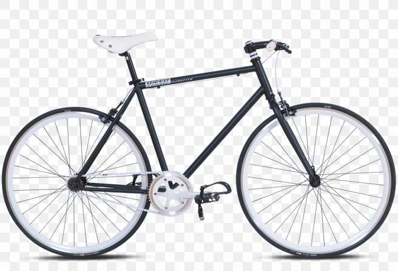 Fixed-gear Bicycle Bicycle Frames Single-speed Bicycle Fuji Bikes, PNG, 1100x750px, Bicycle, Bicycle Accessory, Bicycle Frame, Bicycle Frames, Bicycle Handlebar Download Free