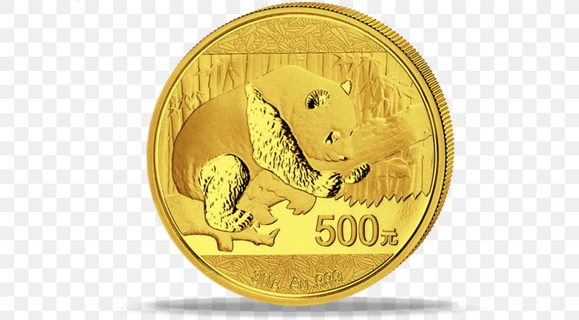 Giant Panda Chinese Gold Panda Gold Coin, PNG, 600x453px, Giant Panda, American Gold Eagle, Bullion, Bullion Coin, Chinese Gold Panda Download Free