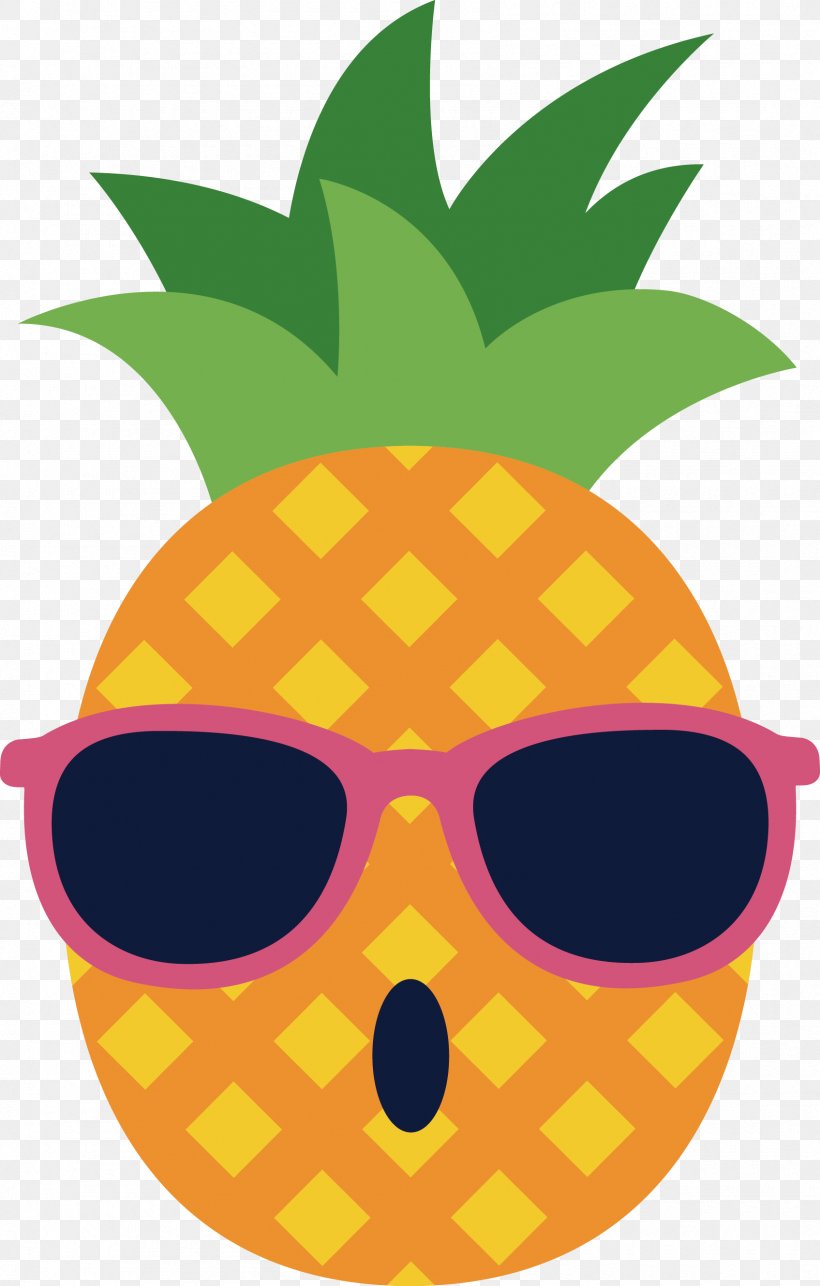 Pineapple Spectacles Glasses, PNG, 1695x2659px, Pineapple, Ananas, Bromeliaceae, Drawing, Food Download Free