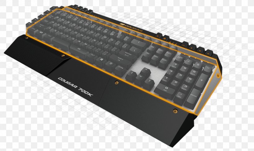 Computer Keyboard Cougar 700K Gaming Keypad Computer Mouse Personal Computer, PNG, 1097x654px, Computer Keyboard, Apple, Backlight, Brand, Computer Download Free
