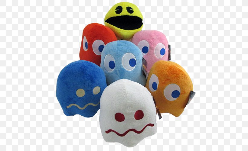 Plush Ms. Pac-Man Super Pac-Man Pac-Man Championship Edition, PNG, 500x500px, Plush, Angry Birds, Doll, Game, Material Download Free