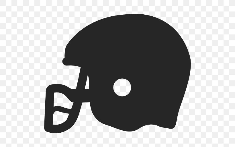 American Football Helmets Sport, PNG, 512x512px, American Football Helmets, American Football, American Football Player, Black, Black And White Download Free