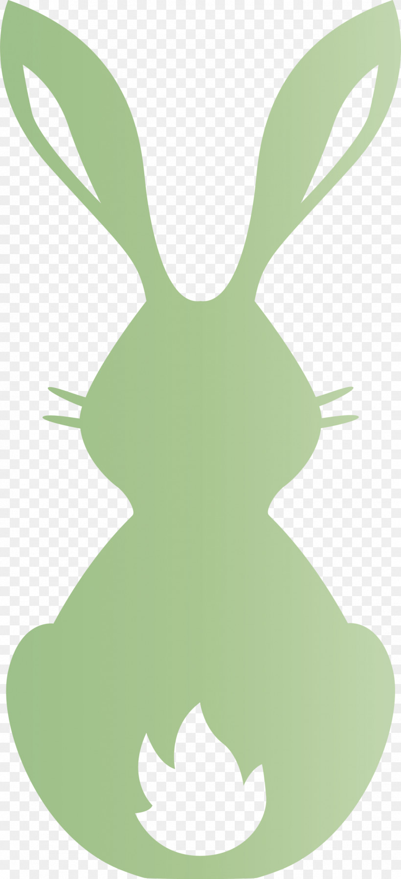 Cute Bunny Easter Day, PNG, 1367x3000px, Cute Bunny, Easter Day, Green, Leaf, Plant Download Free