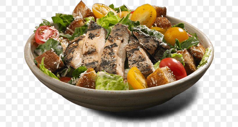 Fattoush Caesar Salad Barbecue Chicken Chinese Chicken Salad, PNG, 654x438px, Fattoush, Barbecue Chicken, Bell Pepper, Black Pepper, Caesar Salad Download Free