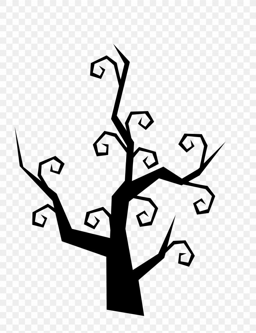 Halloween Tree, PNG, 2901x3777px, The Halloween Tree, Area, Black, Black And White, Clip Art Download Free