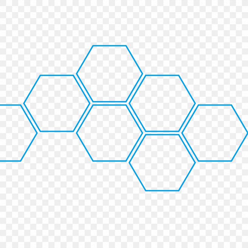 Hexagon Honeycomb Fullerene Beehive Angle, PNG, 1500x1500px, Hexagon, Area, Blue, Color, Computer Software Download Free