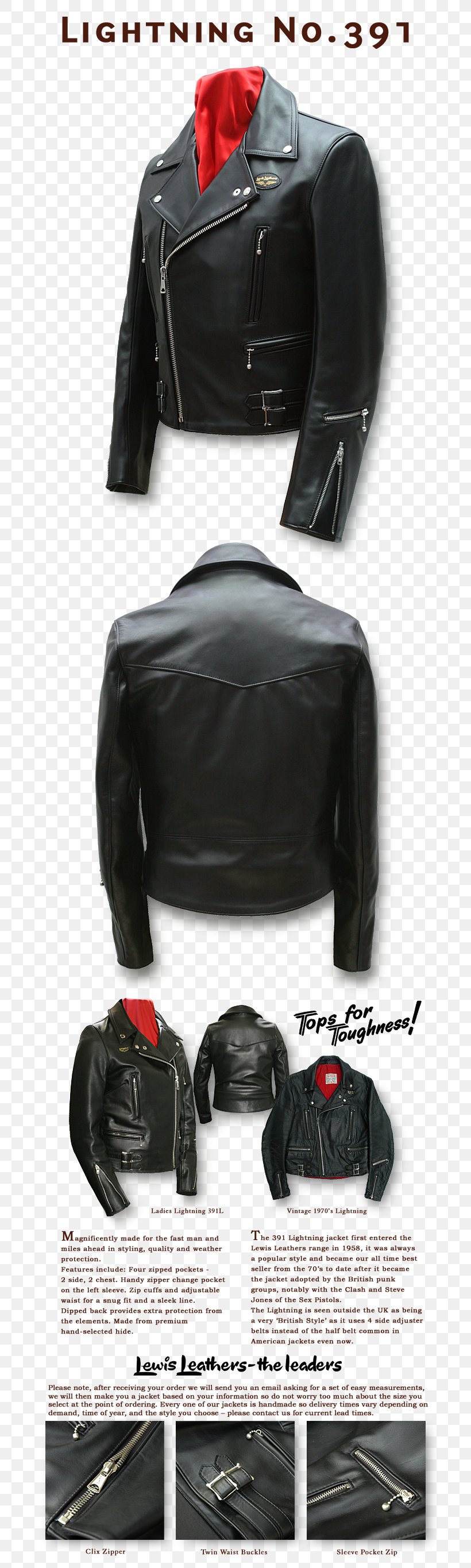 The Black Leather Jacket Lewis Leathers, PNG, 750x2729px, Watercolor, Cartoon, Flower, Frame, Heart Download Free