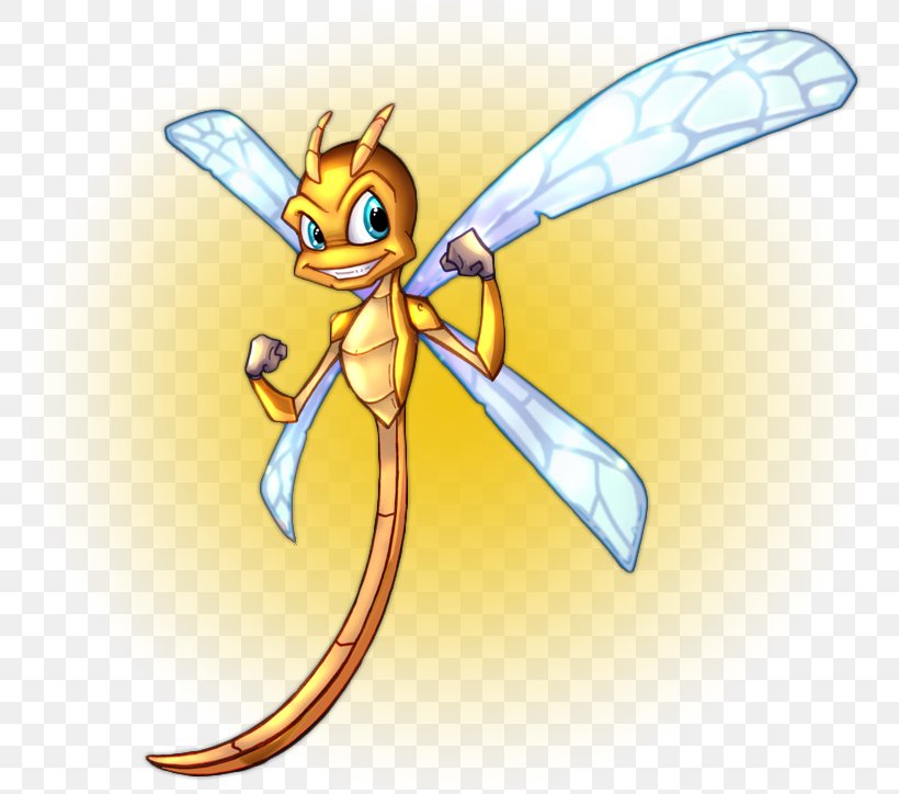 The Legend Of Spyro: A New Beginning Insect Dragonfly Honey Bee, PNG, 776x724px, Legend Of Spyro A New Beginning, Art, Arthropod, Cartoon, Dragonflies And Damseflies Download Free