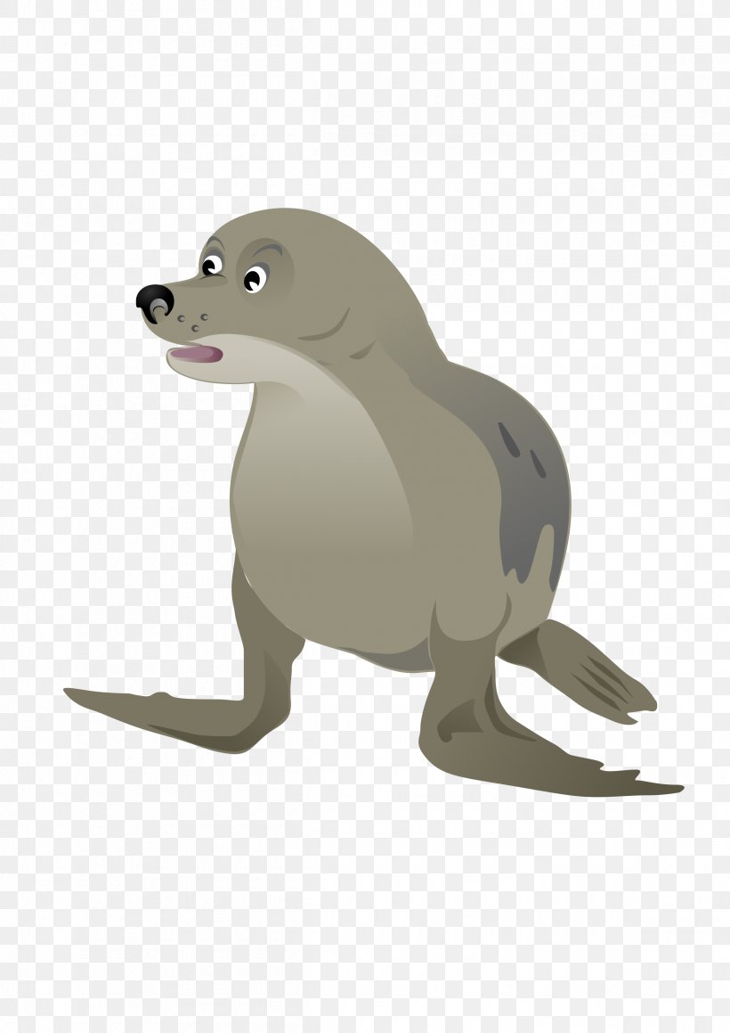 Pinniped Cartoon Grey Seal Clip Art, PNG, 2400x3394px, Pinniped, Beak, Carnivoran, Cartoon, Dog Like Mammal Download Free