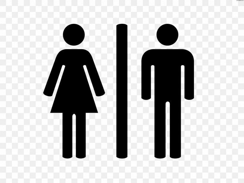 Unisex Public Toilet Bathroom Gender Symbol, PNG, 1333x1000px, Public Toilet, Bathroom, Black And White, Brand, Communication Download Free