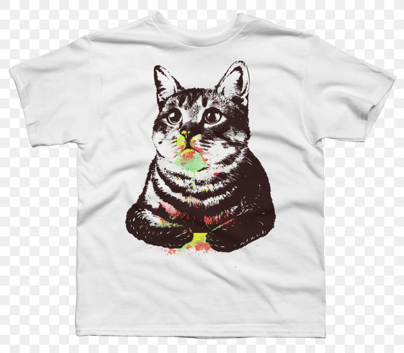 Printed T-shirt Sleeve Top, PNG, 1800x1575px, Tshirt, Carnivoran, Casual, Cat, Cat Like Mammal Download Free