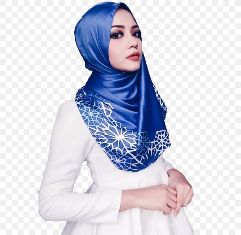 Satin Shawl Hijab BorongTudung.my Chiffon, PNG, 800x800px, Satin, Blue, Chiffon, Cobalt Blue, Cotton Download Free