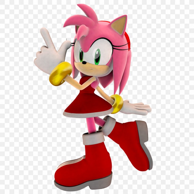 Amy Rose Sonic 3D Vector The Crocodile Knuckles' Chaotix Doctor Eggman, PNG, 894x894px, Amy Rose, Art, Cartoon, Character, Deviantart Download Free