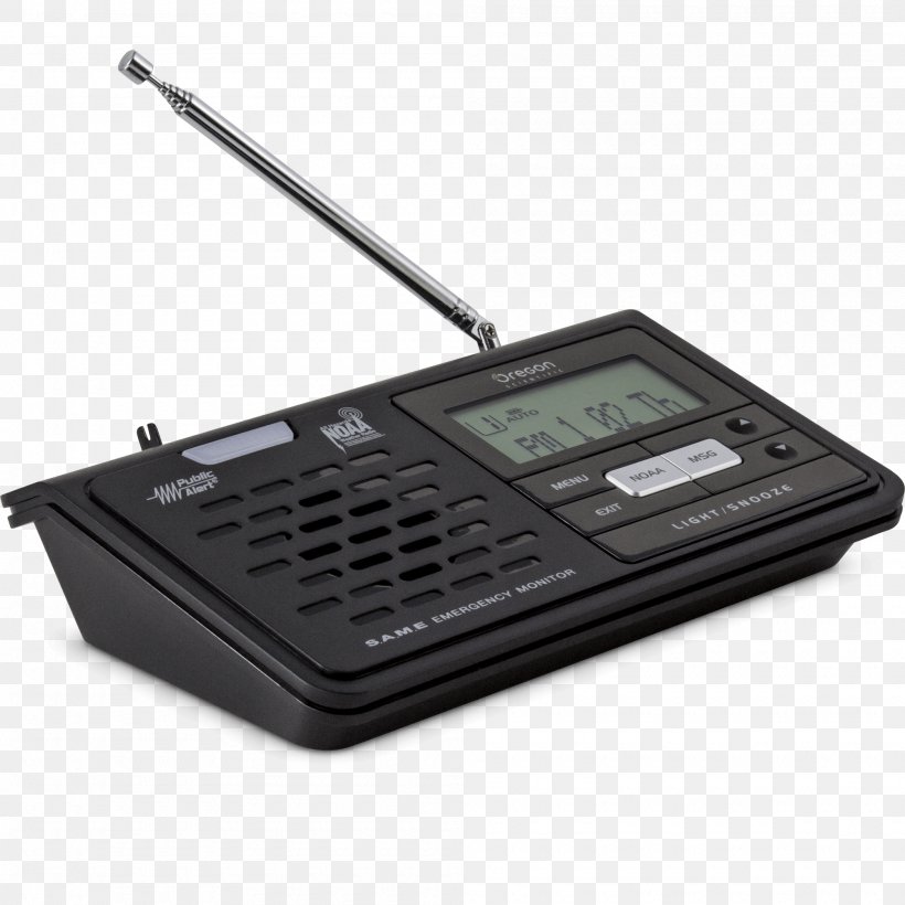 Electronics Weather Radio, PNG, 2000x2000px, Electronics, Communication, Communication Device, Desktop Computers, Electronic Device Download Free