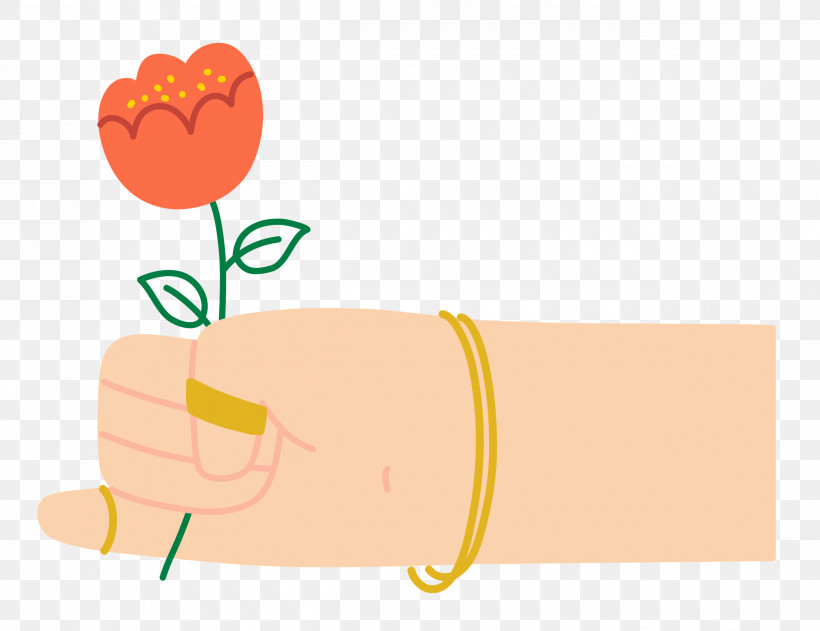 Hand Holding Flower Hand Flower, PNG, 2500x1925px, Hand Holding Flower, Biology, Cartoon, Flower, Geometry Download Free