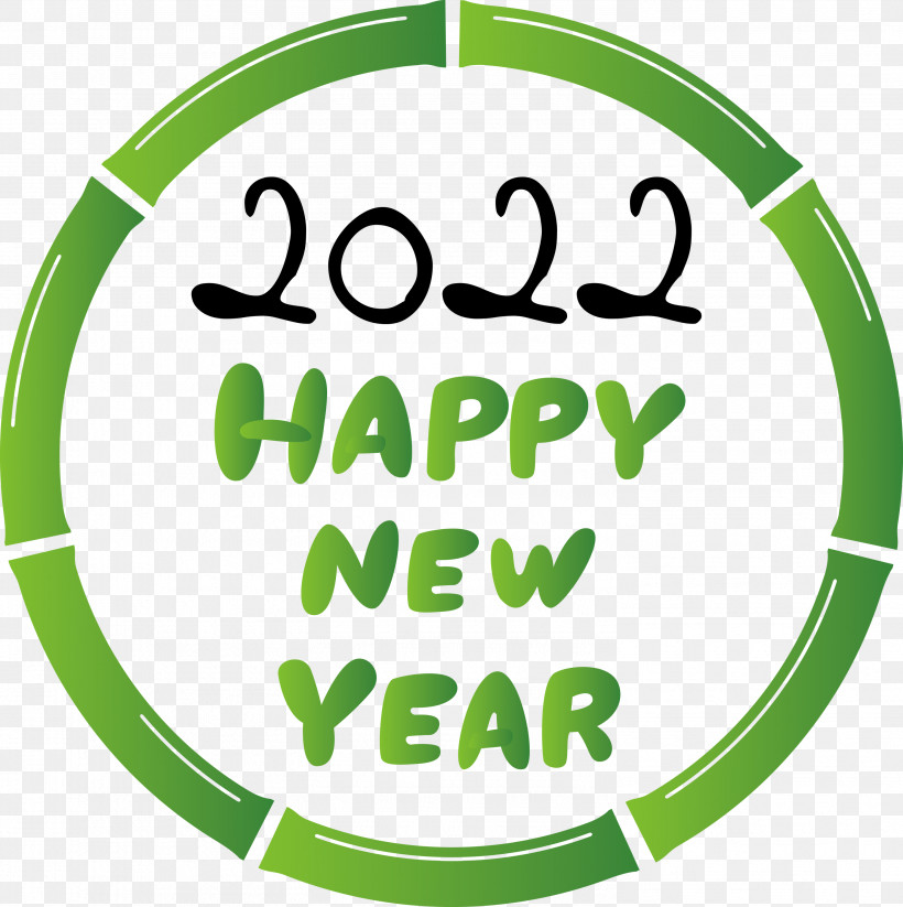 2022 Happy New Year 2022 New Year, PNG, 2987x3000px, Logo, Behavior, Green, Happiness, Human Download Free