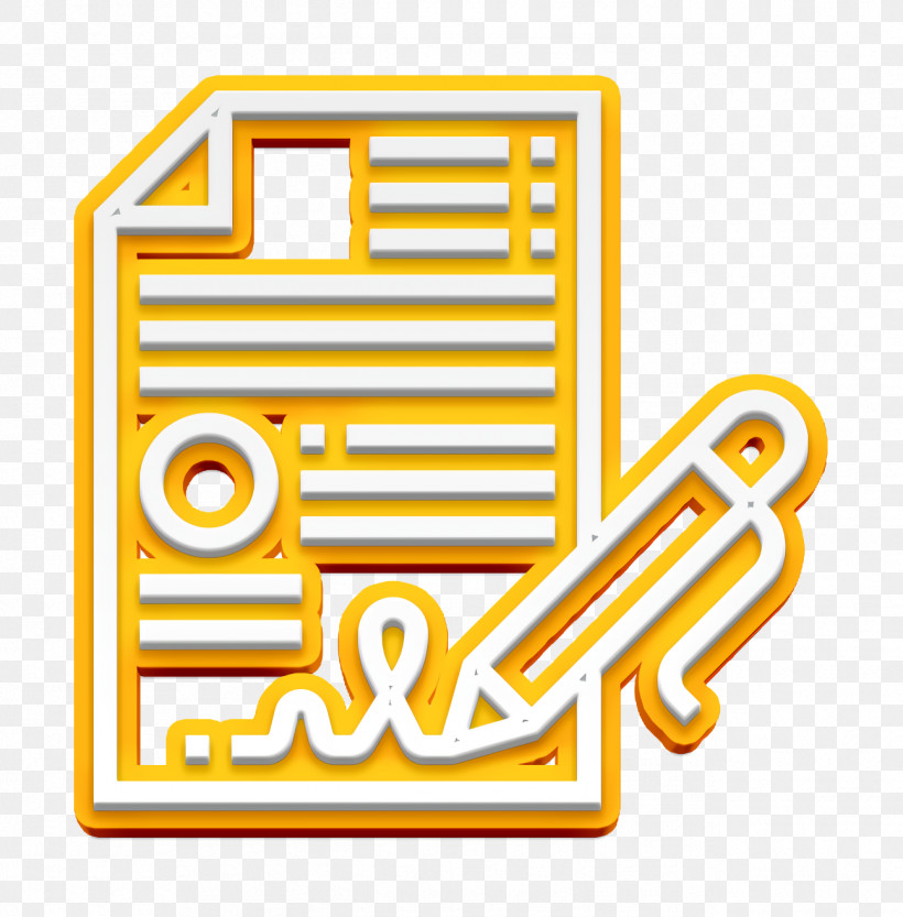 Business Icon Report Icon, PNG, 1294x1316px, Business Icon, Line, Report Icon, Symbol, Yellow Download Free