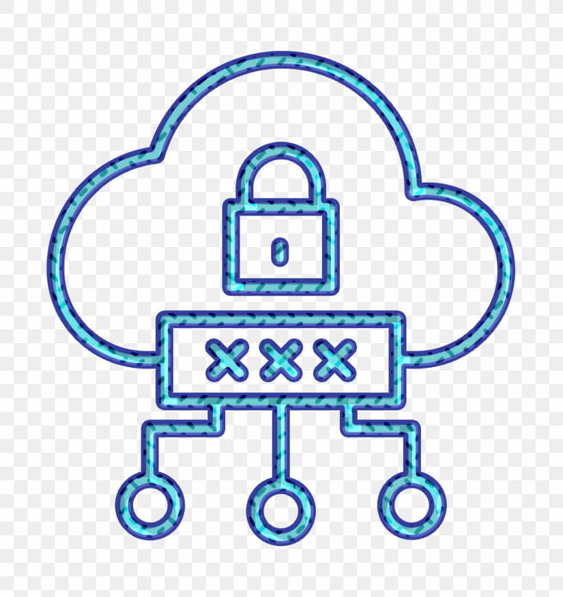 Cloud Icon Cyber Icon, PNG, 1082x1148px, Cloud Icon, Blue, Cyber Icon, Line, Line Art Download Free