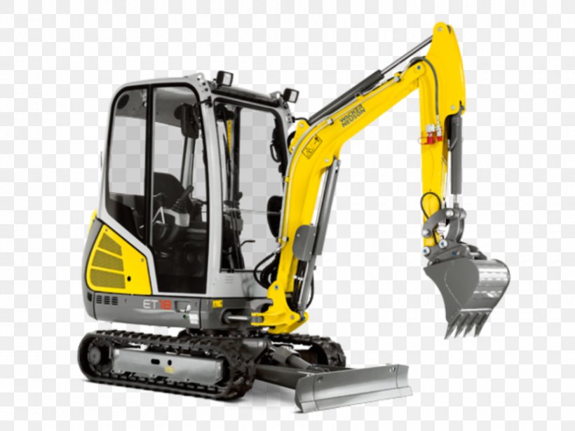 Compact Excavator Heavy Machinery Wacker Neuson Compactor, PNG, 900x675px, Watercolor, Cartoon, Flower, Frame, Heart Download Free