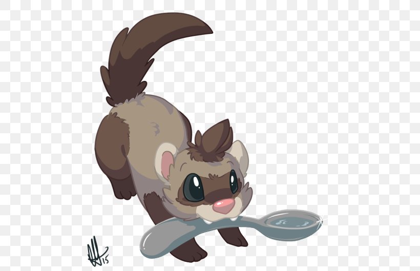 Ferret Rabbit Weasels Cartoon, PNG, 500x529px, Ferret, Carnivora, Carnivoran, Cartoon, Cat Download Free