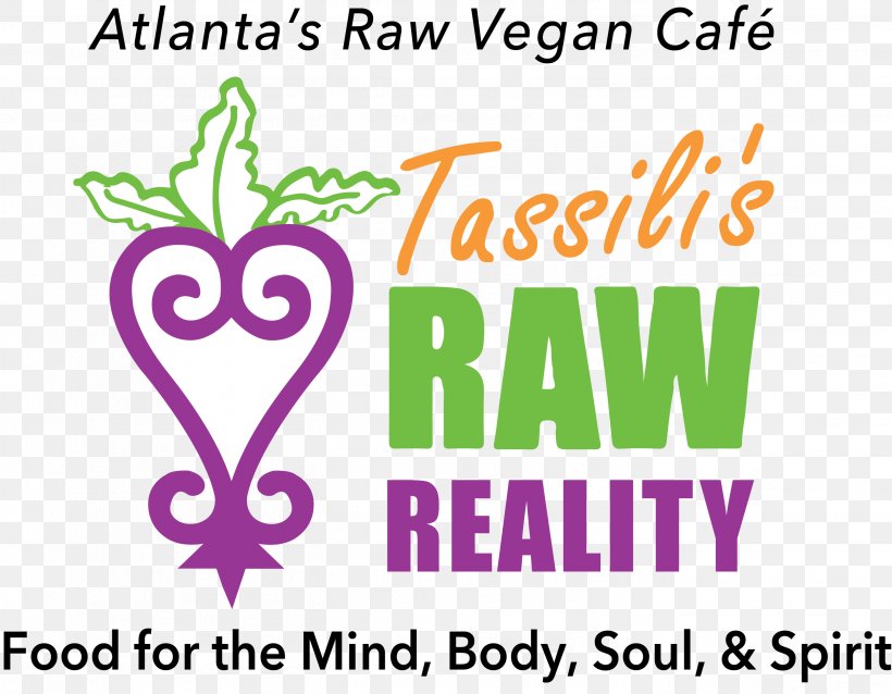 Tassili's Raw Reality Café Restaurant Raw Foodism Black Homeschool & Education Expo, PNG, 2813x2189px, Restaurant, Area, Atlanta, Brand, Cuisine Download Free