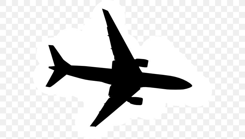 Airplane Silhouette Clip Art, PNG, 600x466px, Airplane, Aerospace Engineering, Air Travel, Aircraft, Airline Download Free