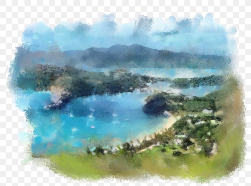 American University Of Antigua Watercolor Painting Water Resources, PNG, 814x610px, American University Of Antigua, Antigua, Inlet, Paint, Painting Download Free