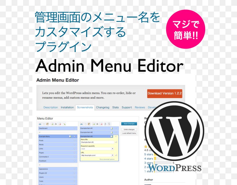 WordPress Blog Plug-in Database ロリポップ!, PNG, 640x640px, Wordpress, Area, Blog, Brand, Content Management Download Free