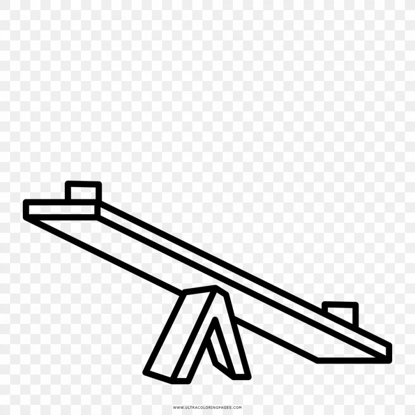 Drawing Coloring Book Seesaw Line Art, PNG, 1000x1000px, Drawing, Area, Black, Black And White, Capital City Download Free