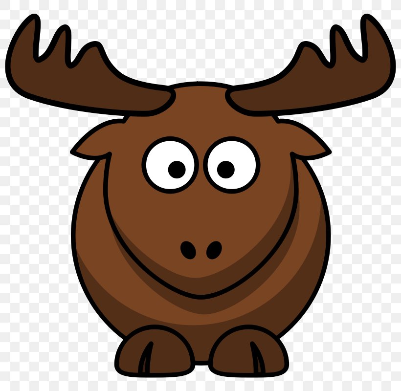 Elk Cartoon Clip Art, PNG, 800x800px, Elk, Animal, Antler, Cartoon, Deer Download Free