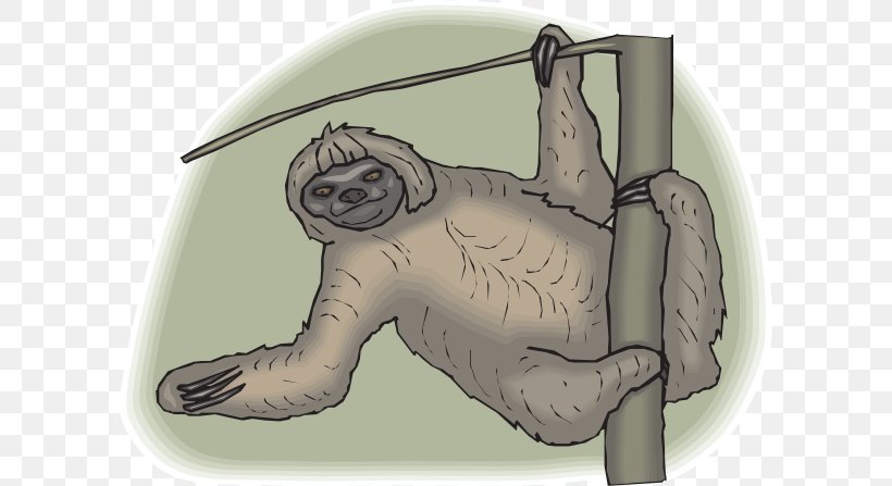Three-toed Sloth Clip Art, PNG, 600x447px, Watercolor, Cartoon, Flower, Frame, Heart Download Free