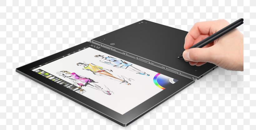 Laptop Lenovo Yoga Book Digital Drawing Chinese Version Tablet PC Android 6.0 2-in-1 PC, PNG, 740x416px, 2in1 Pc, Laptop, Book, Computer Accessory, Intel Atom Download Free