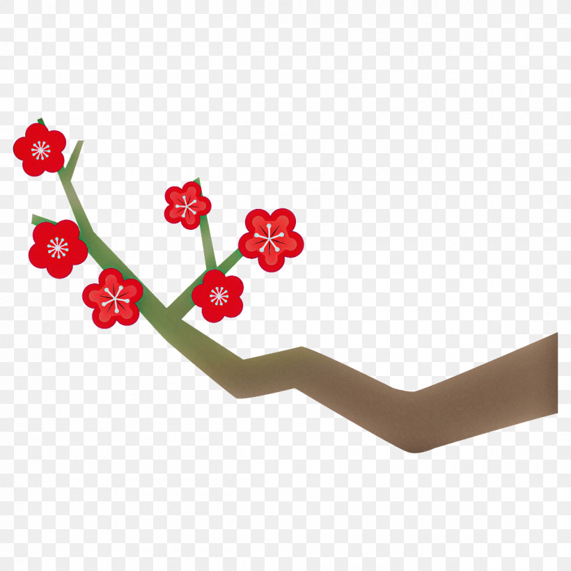 Plum Branch Plum Winter Flower, PNG, 1200x1200px, Plum Branch, Flower, Holly, Plant, Plum Download Free