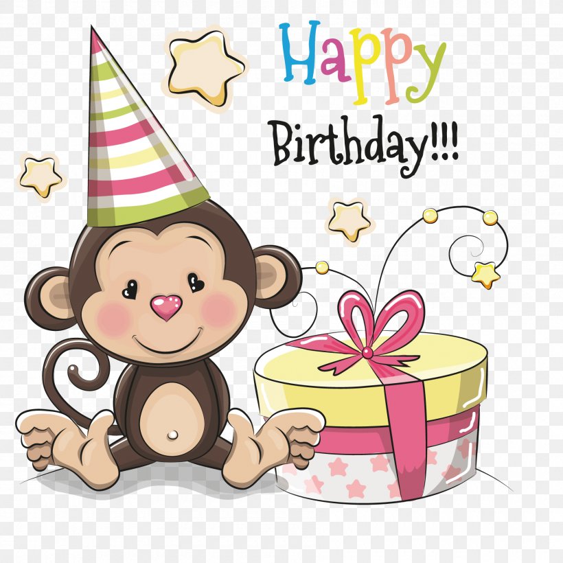 Birthday Greeting Card Cartoon Illustration, PNG, 1800x1800px, Birthday  Cake, Birthday, Clip Art, Food, Gift Download Free