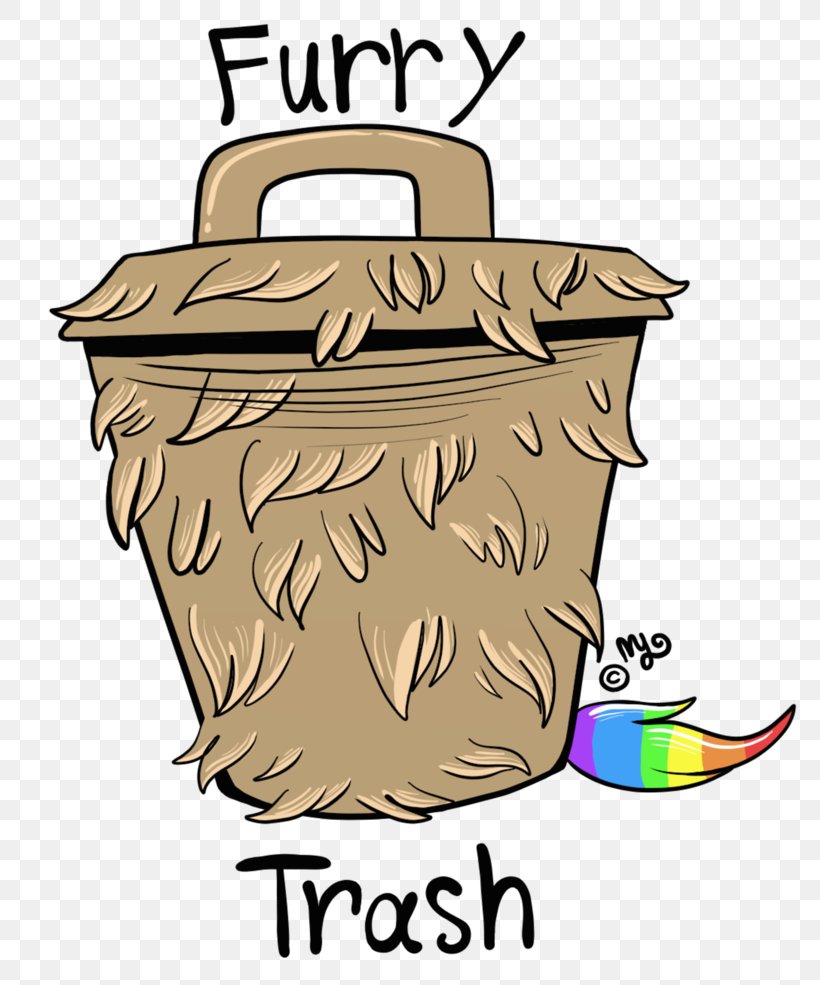 Furry Fandom Cartoon Rubbish Bins & Waste Paper Baskets Recycling, PNG, 811x985px, Watercolor, Cartoon, Flower, Frame, Heart Download Free