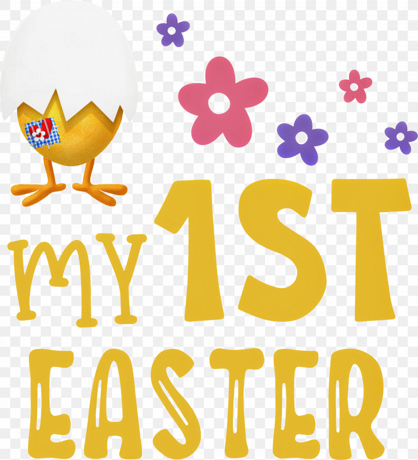 Happy Easter Day My 1st Easter, PNG, 2726x3000px, Happy Easter Day, Behavior, Happiness, Line, Logo Download Free