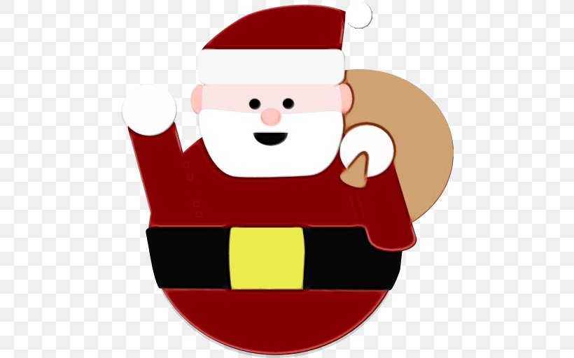 Santa Claus, PNG, 512x512px, Watercolor, Cartoon, Christmas, Fictional Character, Paint Download Free
