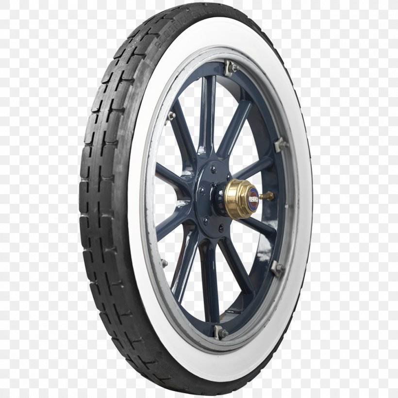 Coker Tire Alloy Wheel BFGoodrich Whitewall Tire, PNG, 1000x1000px, Tire, Alloy Wheel, Auto Part, Automotive Tire, Automotive Wheel System Download Free