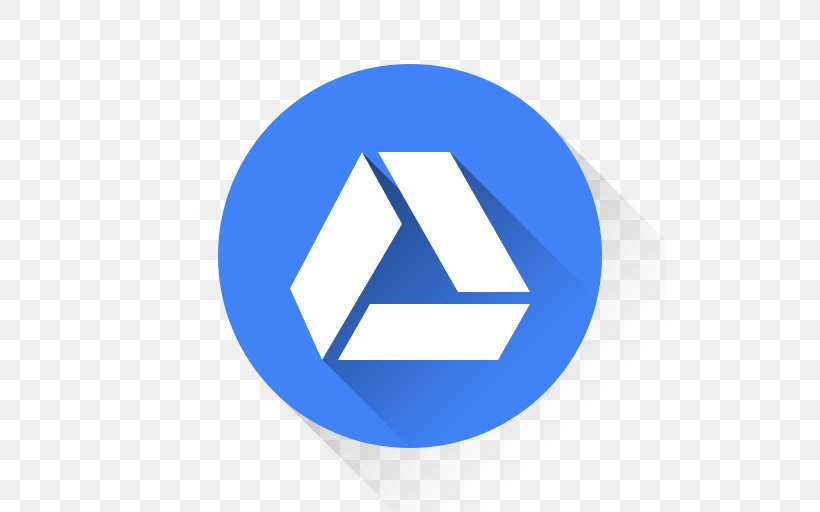 Google Drive Google Docs Cloud Storage, PNG, 512x512px, Google Drive, Area, Blue, Brand, Cloud Storage Download Free