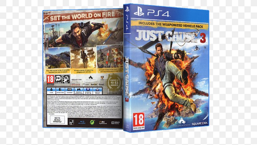 Just Cause 3 PlayStation 4 Video Game Grand Theft Auto V, PNG, 600x463px, Just Cause 3, Action Figure, Avalanche Studios, Computer Software, Film Download Free