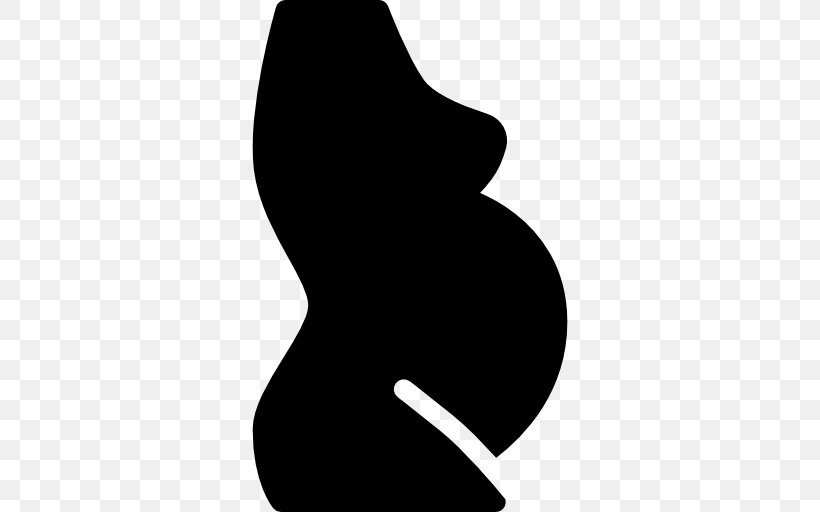 Silhouette Pregnancy, PNG, 512x512px, Silhouette, Black, Black And White, Neck, Postpartum Period Download Free