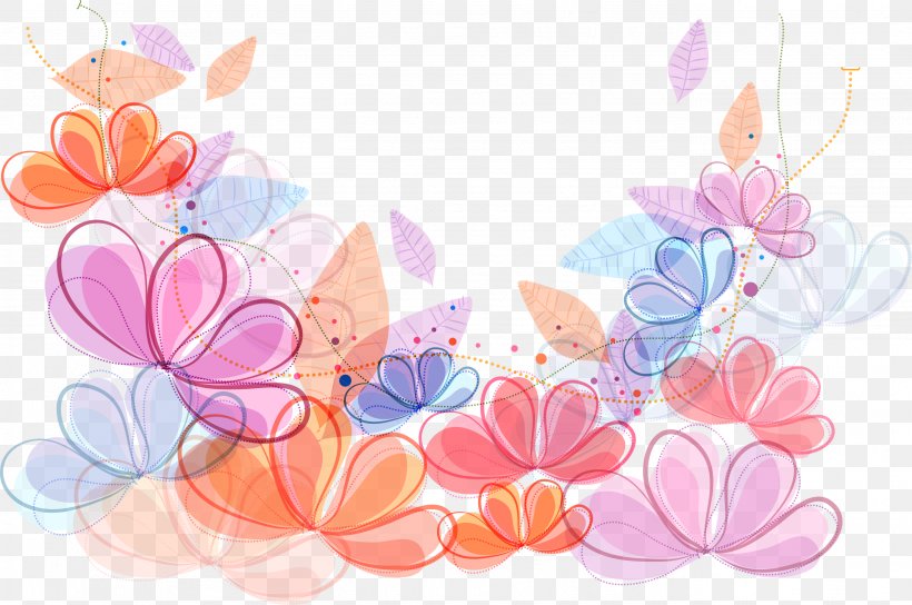 Adobe Illustrator Graphic Design Illustration, PNG, 2721x1808px, Motif, Art, Butterfly, Designer, Floral Design Download Free