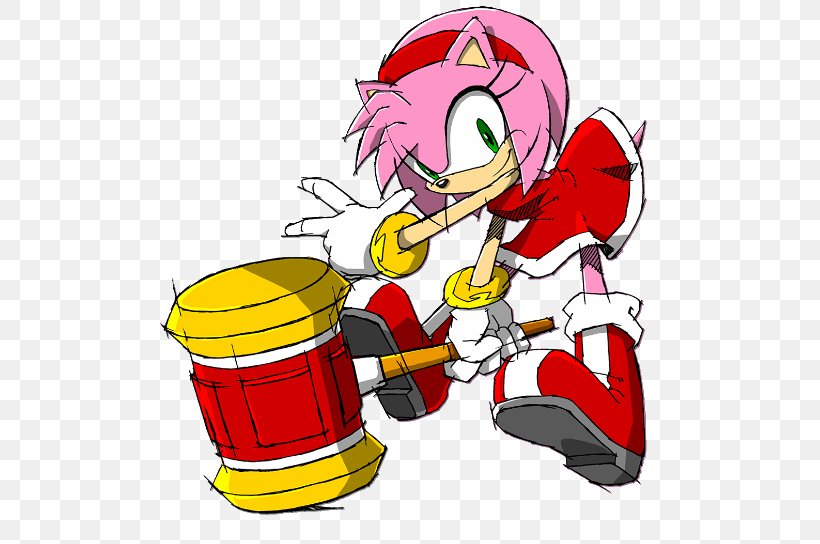 Amy Rose Sonic The Hedgehog Shadow The Hedgehog Sonic Free Riders Sonic Chaos, PNG, 536x544px, Amy Rose, Adventures Of Sonic The Hedgehog, Art, Artwork, Cartoon Download Free