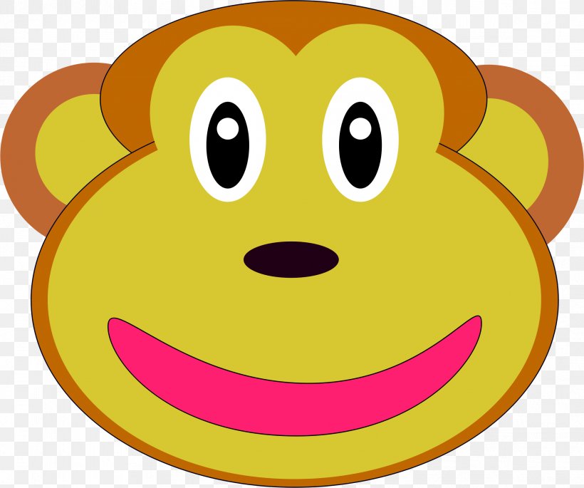 Chimpanzee Ape Smiley Clip Art, PNG, 2336x1952px, Chimpanzee, Ape, Emoticon, Monkey, Royaltyfree Download Free