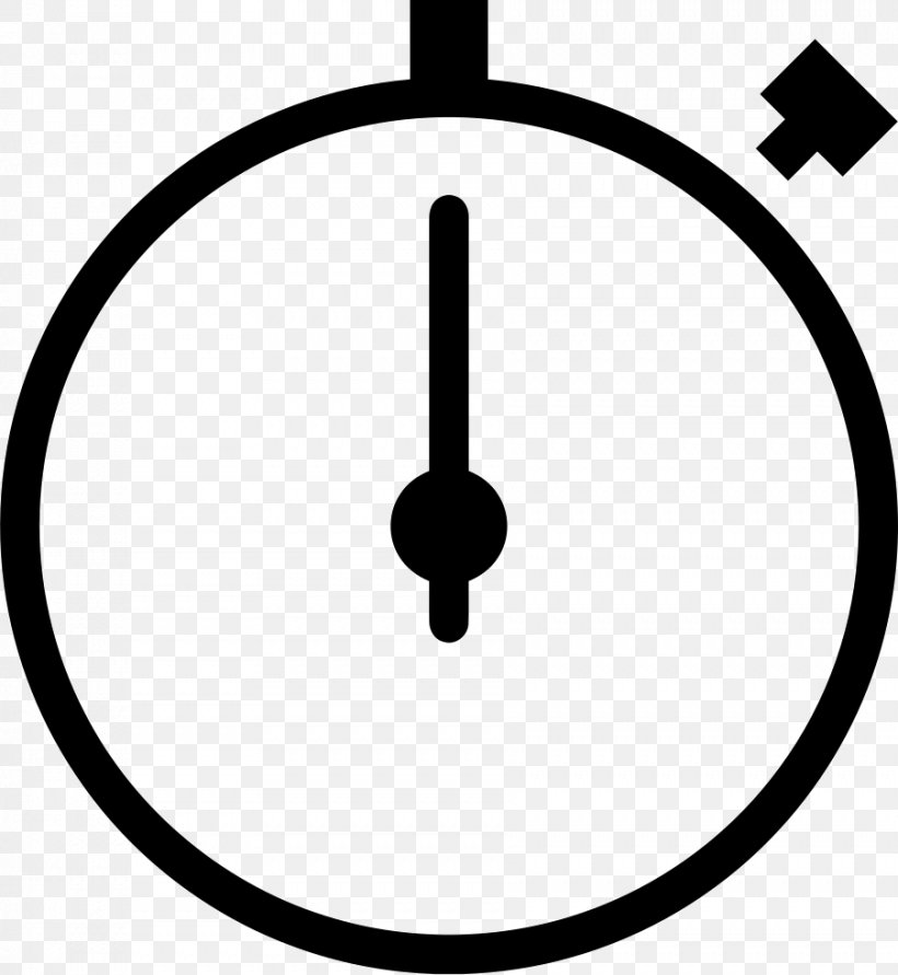 Stopwatch Vector Graphics Clock, PNG, 902x981px, Stopwatch, Area, Black And White, Chronometer Watch, Clock Download Free