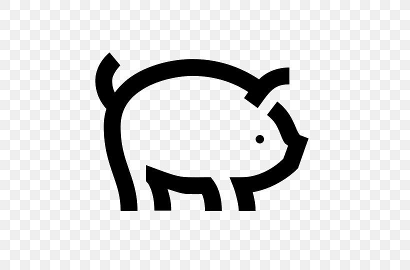 Domestic Pig Download Clip Art, PNG, 540x540px, Pig, Agriculture, Animal Husbandry, Black, Black And White Download Free