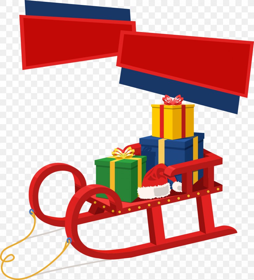 Sled Euclidean Vector Christmas, PNG, 1644x1810px, Sled, Area, Christmas, Christmas Gift, Drawing Download Free