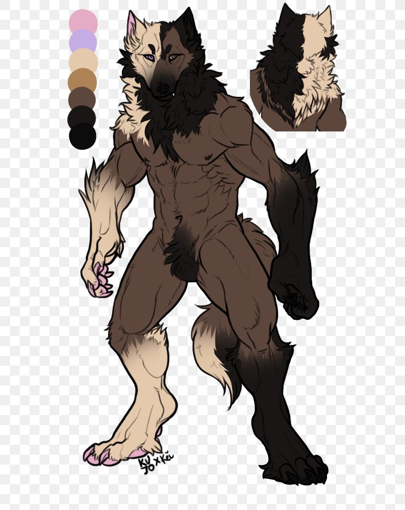 Canidae Werewolf Dog Cartoon, PNG, 594x1032px, Canidae, Carnivoran, Cartoon, Costume Design, Dog Download Free