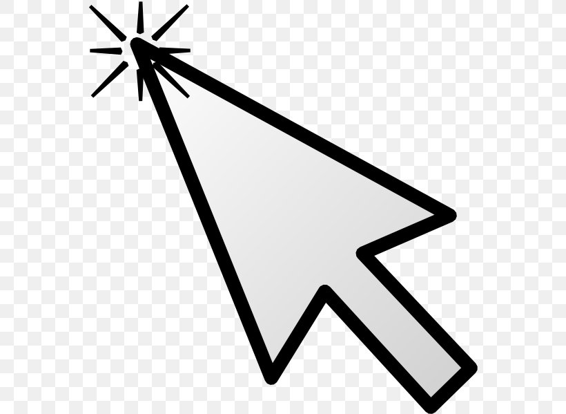 Computer Mouse Pointer Point And Click Cursor Clip Art, PNG, 564x599px, Computer Mouse, Area, Black, Black And White, Button Download Free