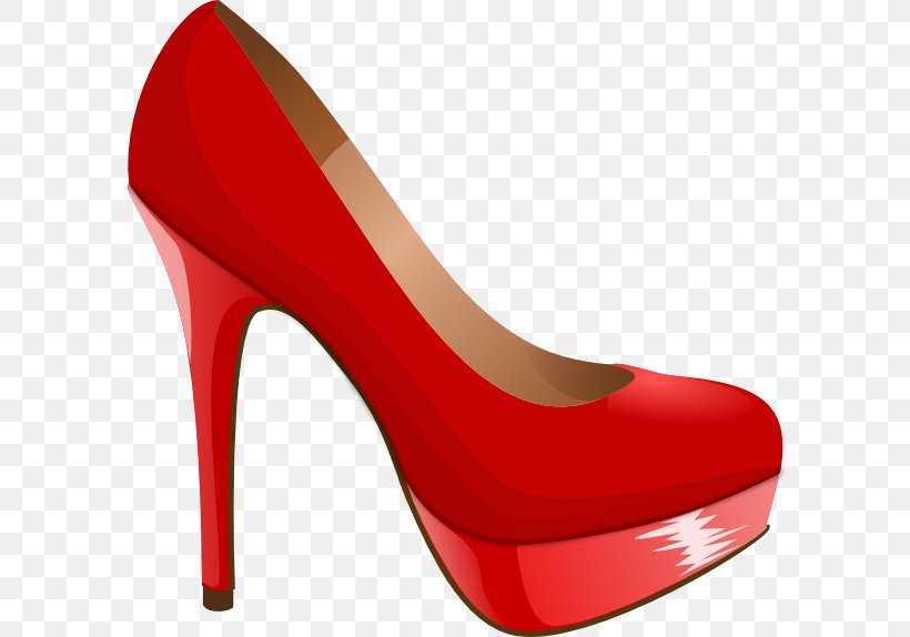 High-heeled Footwear Stiletto Heel Shoe Clip Art, PNG, 600x574px ...